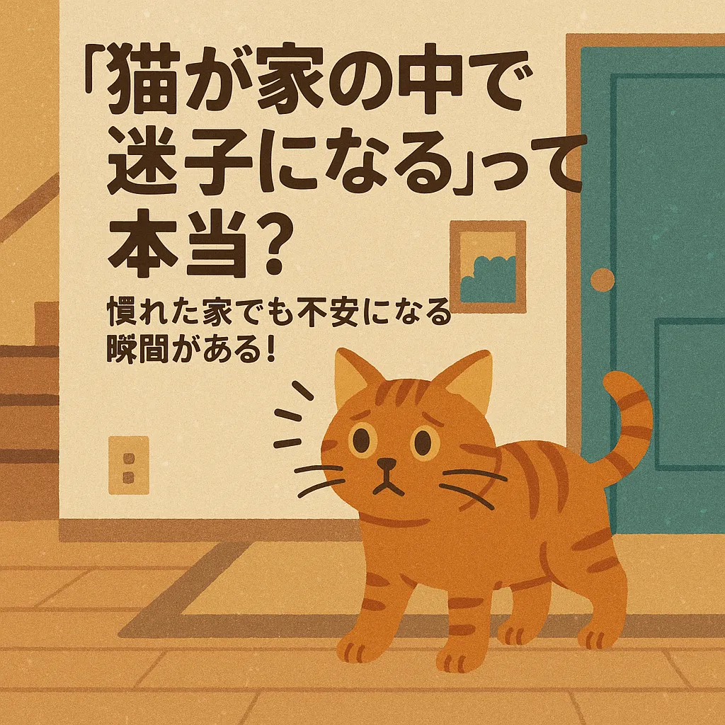 “猫が家の中で迷子になる”って本当？その驚きの理由とは→ 慣れた家でも不安になる瞬間がある！