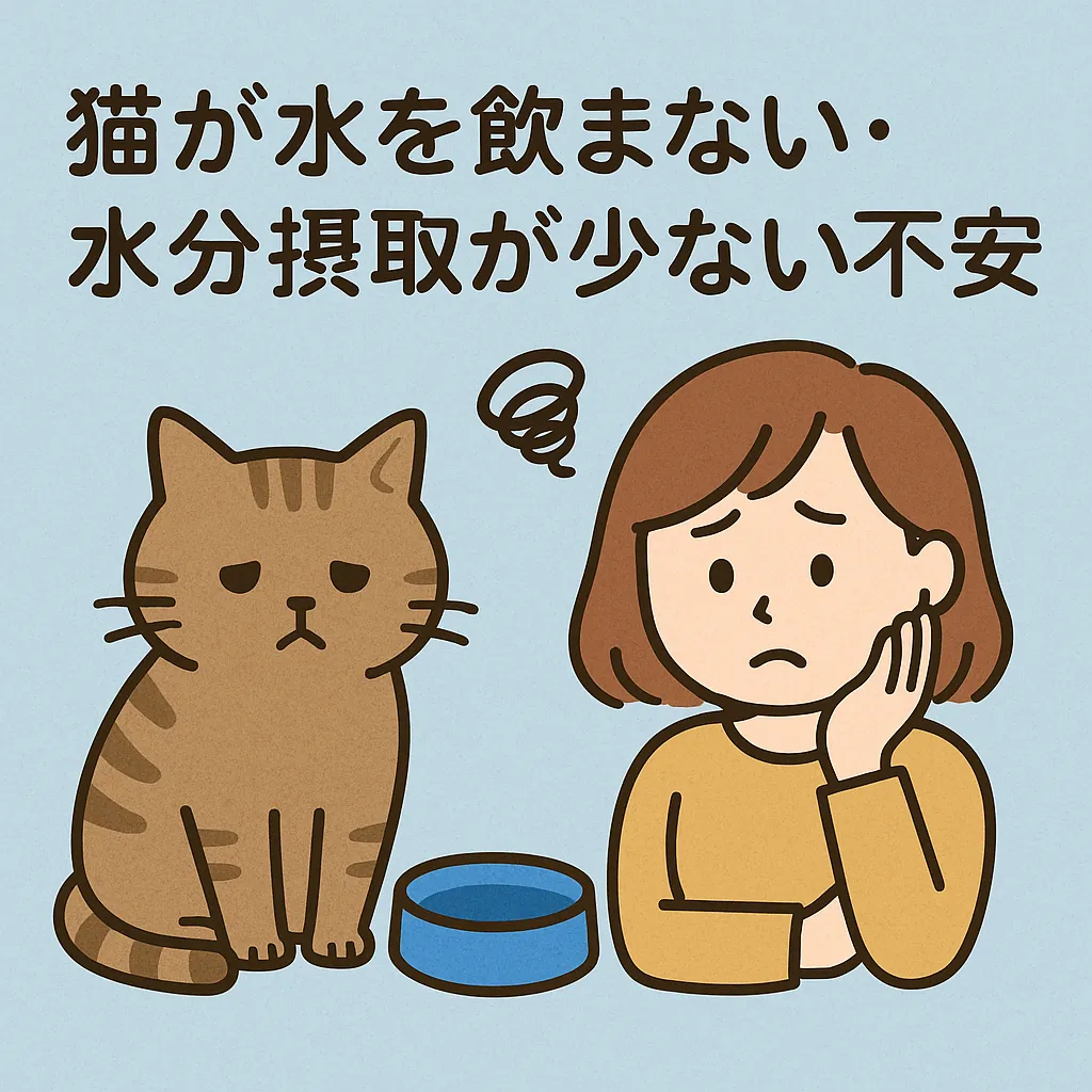 水を飲まない・水分摂取が少ない不安