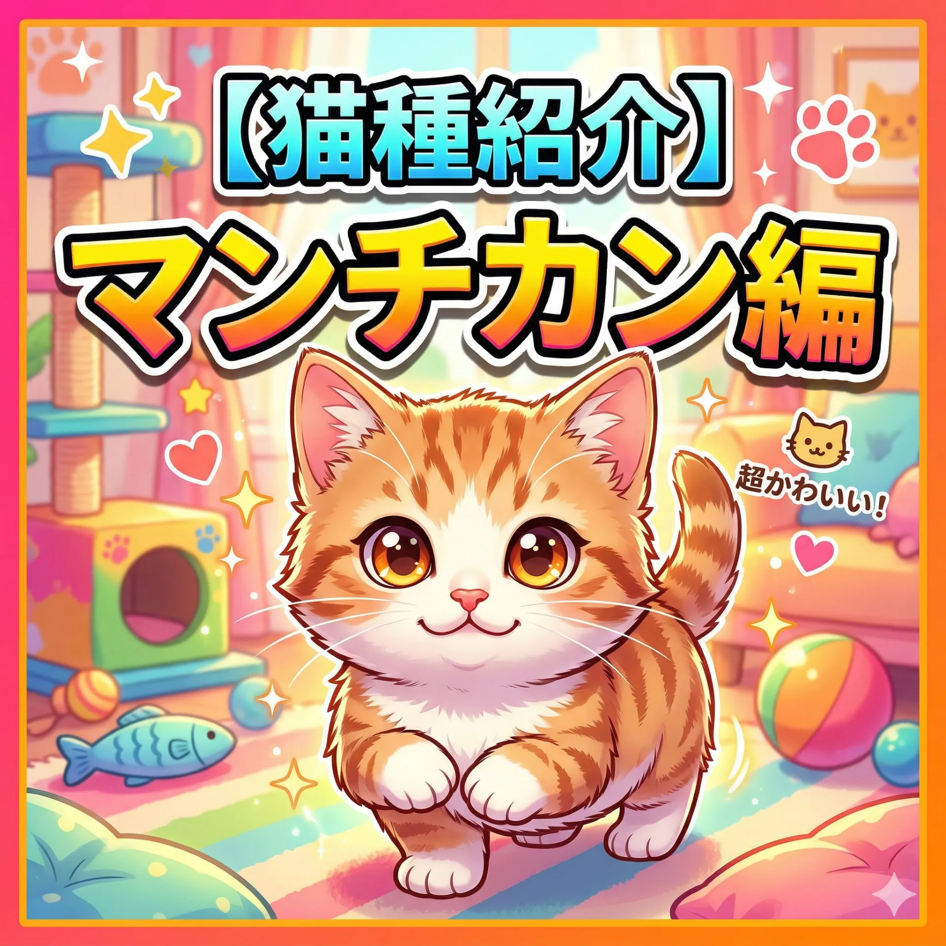 【猫種紹介】マンチカン編