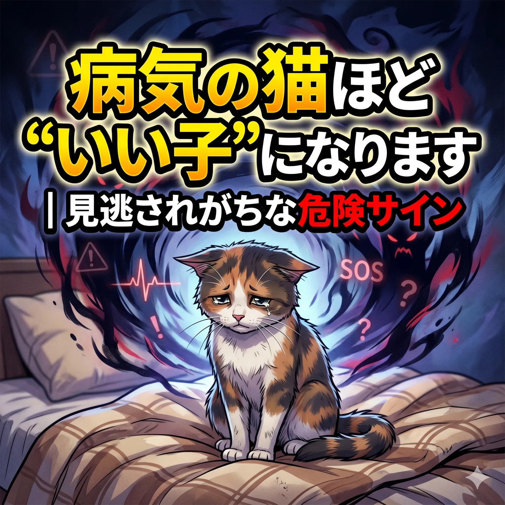 病気の猫ほど“いい子”になります|見逃されがちな危険サイン